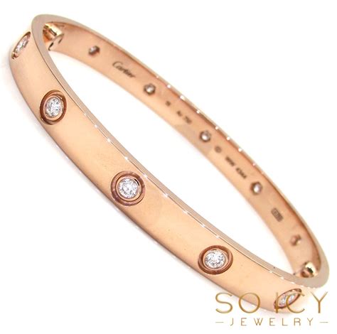 cartier love bracelet sm pink gold|cartier love bracelet without diamonds.